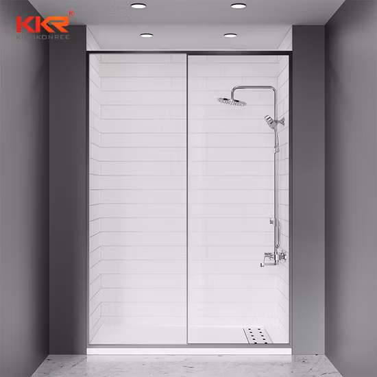 Pared blanca minimalista moderna